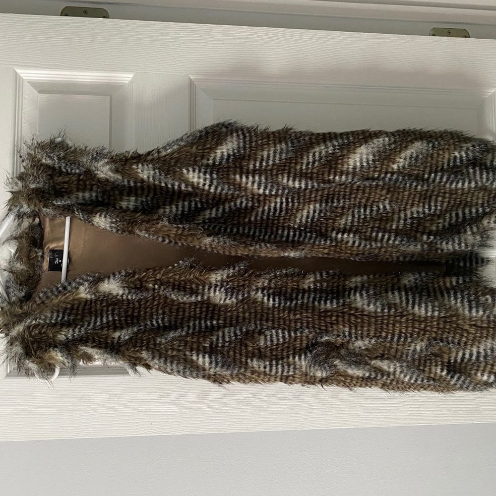 Faux fur vest